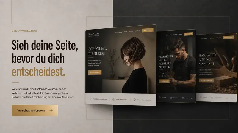 Demo-Ansicht als Arbeitsfläche des Preview-Prüfers
